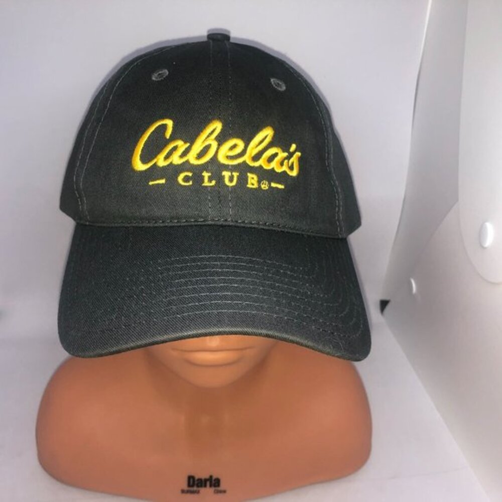 Cabela's‎ Club Black & Yellow Logo Ballcap OSFM